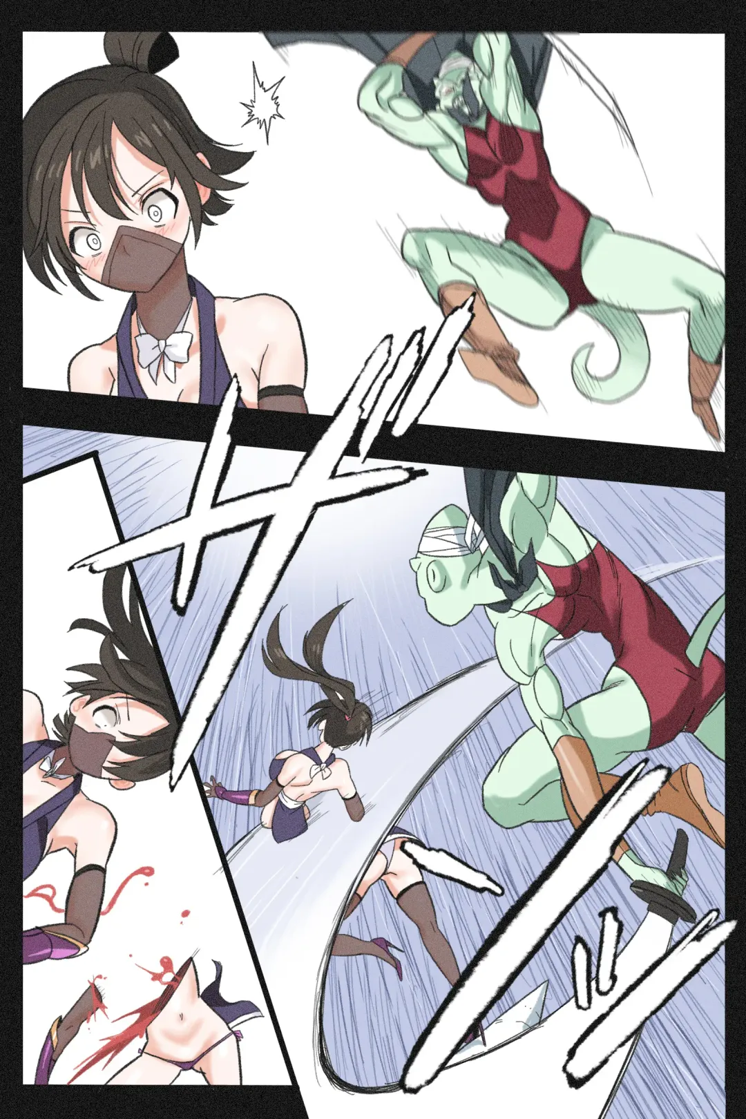 Mankoku Bujutsukai 3 ~Oni Yuki Kunoichi Goumon Hen~ Fhentai - Page 10