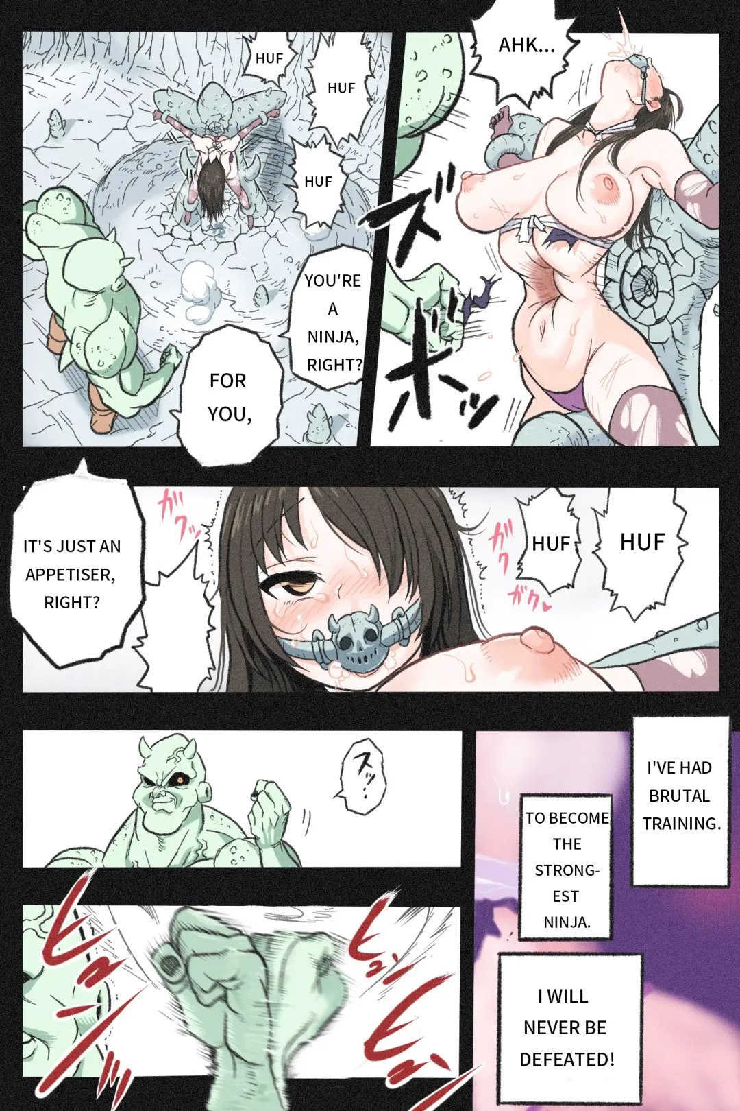 Mankoku Bujutsukai 3 ~Oni Yuki Kunoichi Goumon Hen~ Fhentai - Page 51