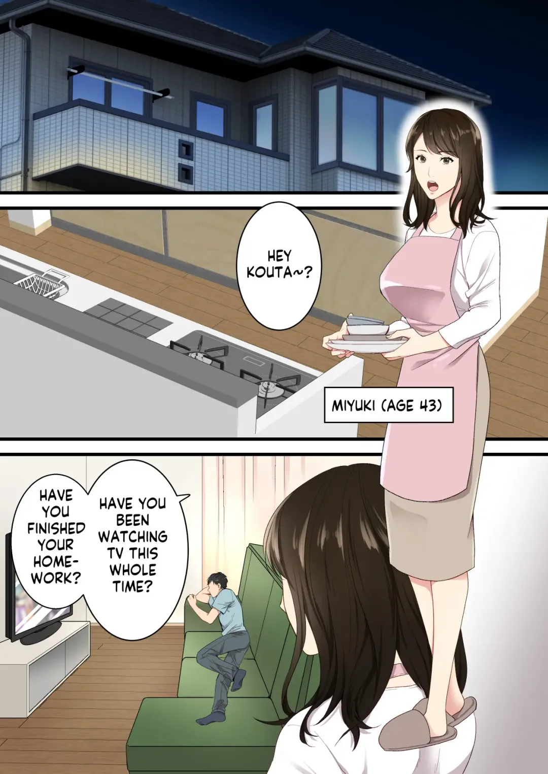 Arguing mother-son who became a loving couple (decensored) Fhentai - Page 2