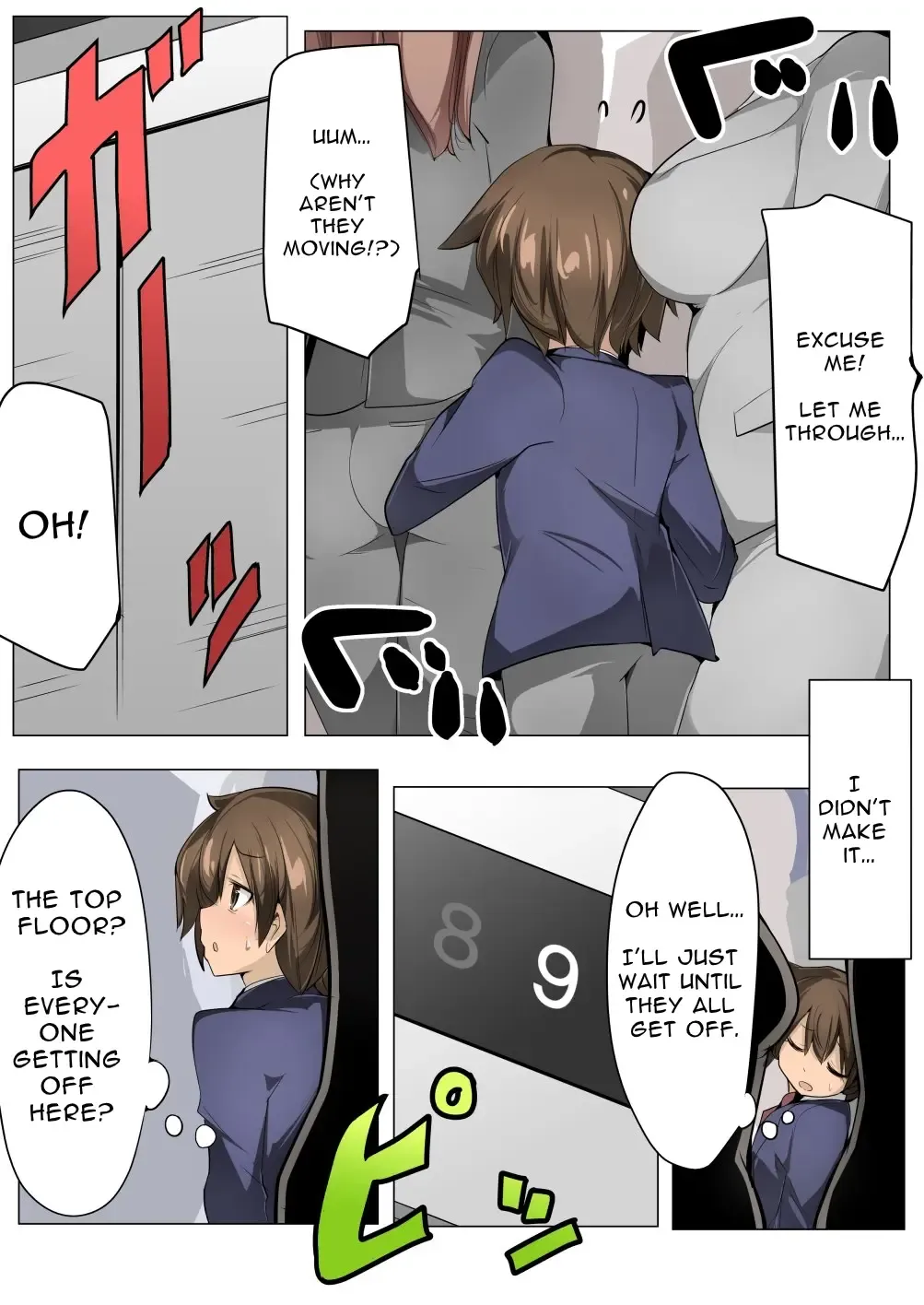 [Zzinzinz] Chou Mitchaku! Harem Elevator | Close Quarters! Harem Elevator Fhentai - Page 8