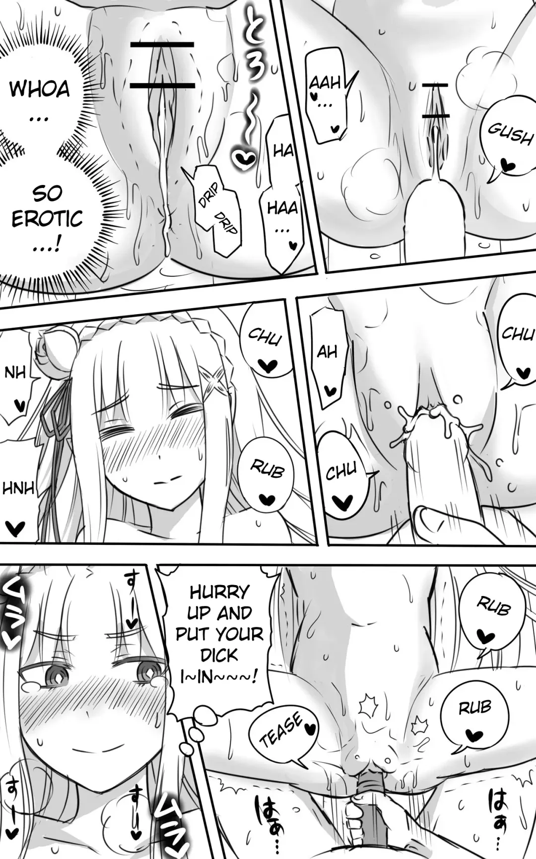 Amazing Sex with Emilia-tan Fhentai - Page 64