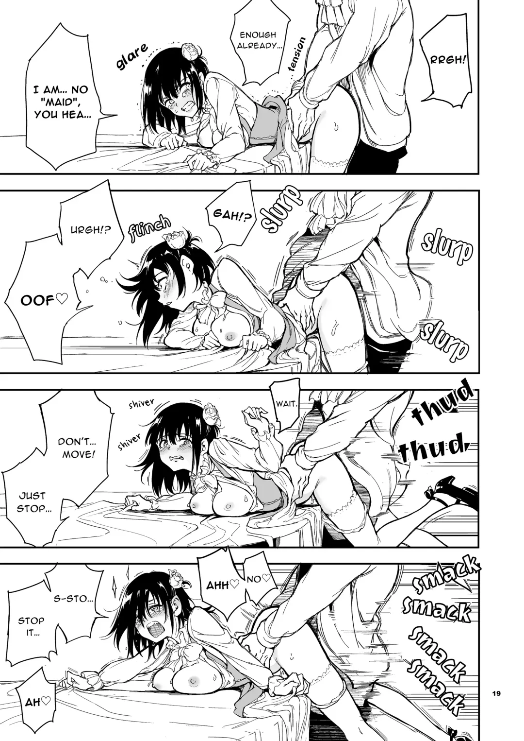 [Kyockcho] Maid Kyouiku. 5 -Botsuraku Kizoku Rurikawa Tsubaki Fhentai - Page 19