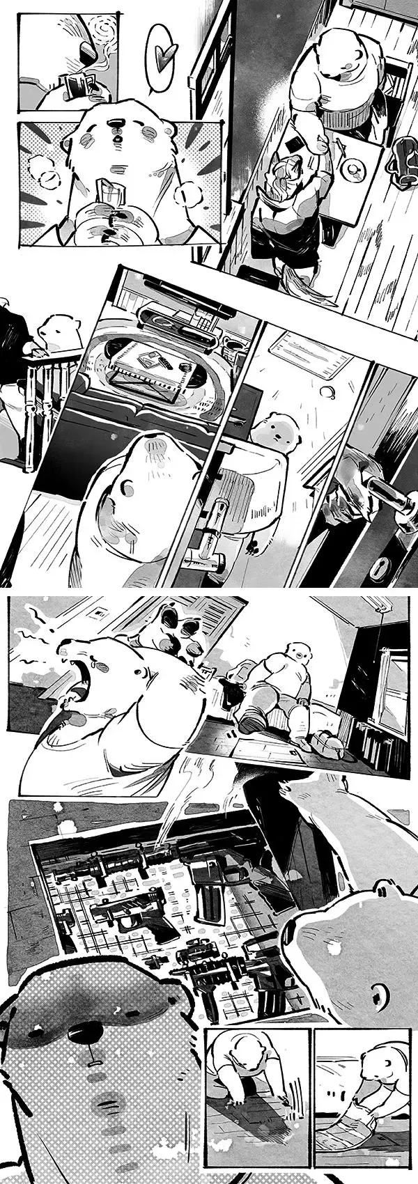 Wolf & Bear & Cafe // Fox & Tiger & Cup Noodles Fhentai - Page 10