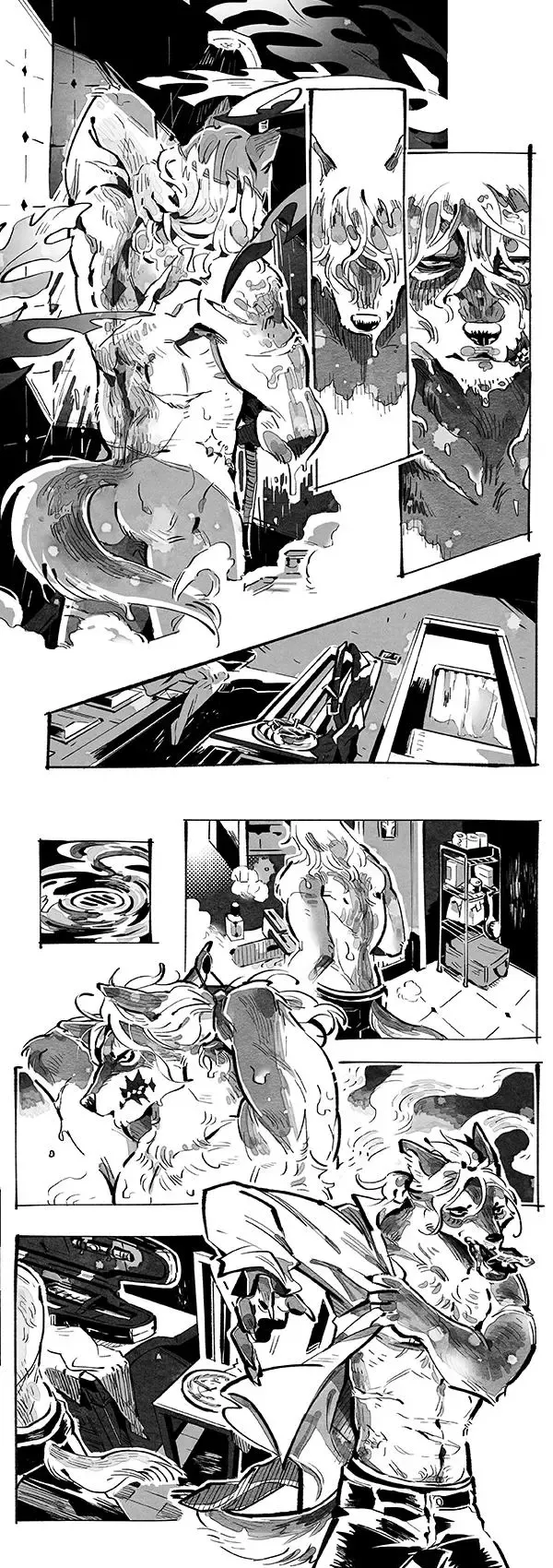 Wolf & Bear & Cafe // Fox & Tiger & Cup Noodles Fhentai - Page 13