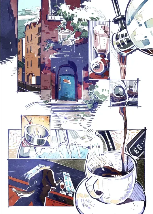 Wolf & Bear & Cafe // Fox & Tiger & Cup Noodles Fhentai - Page 4