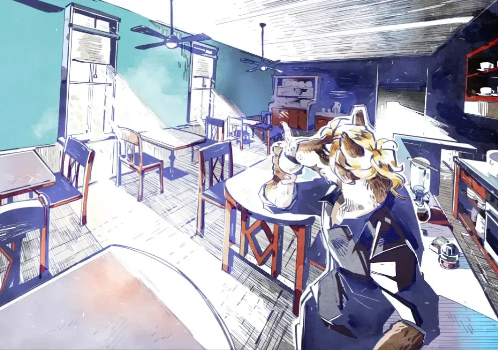 Wolf & Bear & Cafe // Fox & Tiger & Cup Noodles Fhentai - Page 5