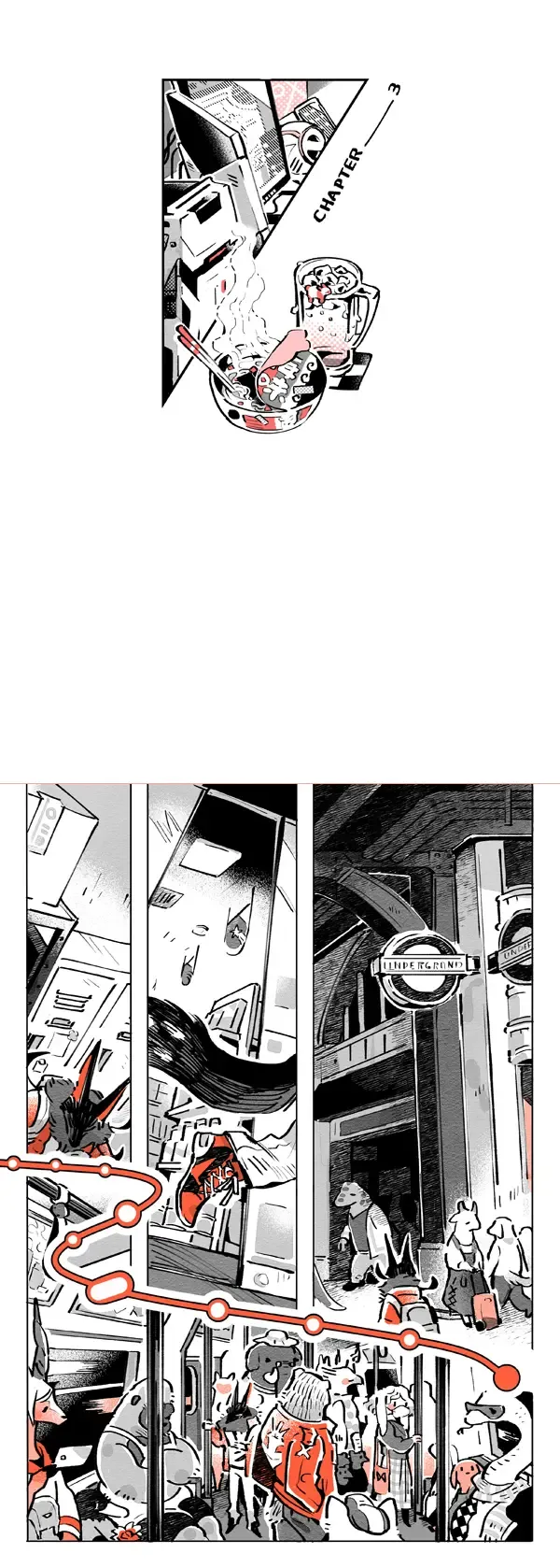 Wolf & Bear & Cafe // Fox & Tiger & Cup Noodles Fhentai - Page 59