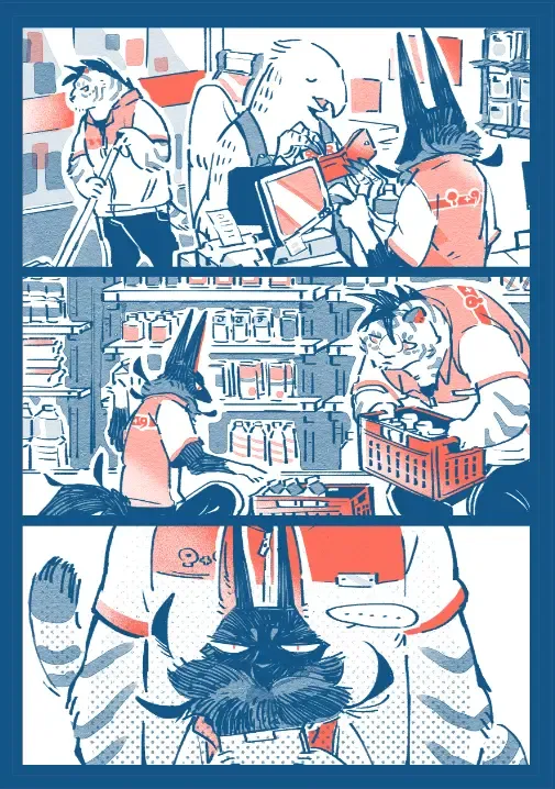 Wolf & Bear & Cafe // Fox & Tiger & Cup Noodles Fhentai - Page 64