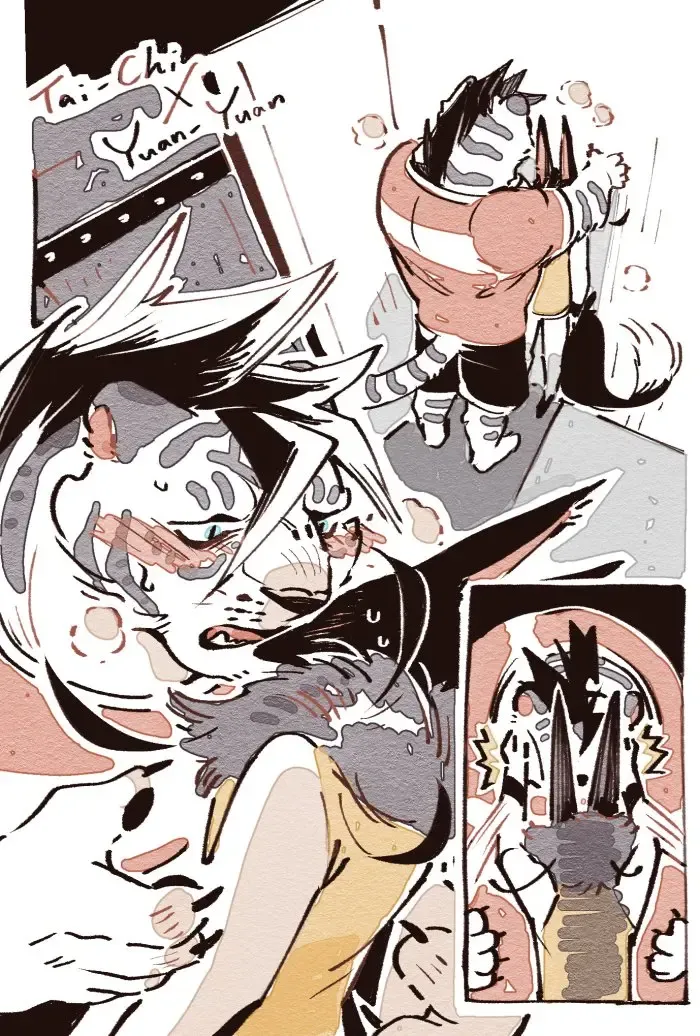 Wolf & Bear & Cafe // Fox & Tiger & Cup Noodles Fhentai - Page 68