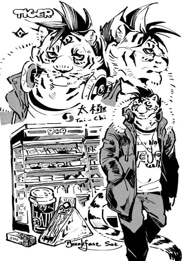 Wolf & Bear & Cafe // Fox & Tiger & Cup Noodles Fhentai - Page 72