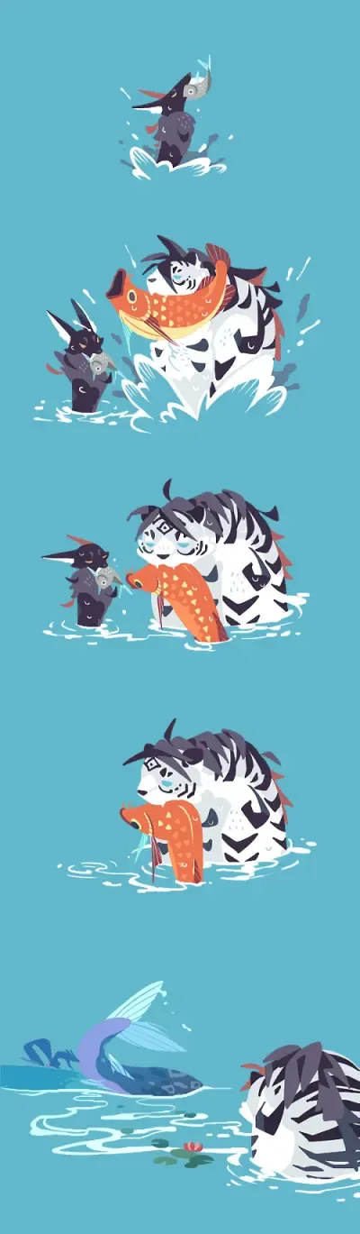 Wolf & Bear & Cafe // Fox & Tiger & Cup Noodles Fhentai - Page 89