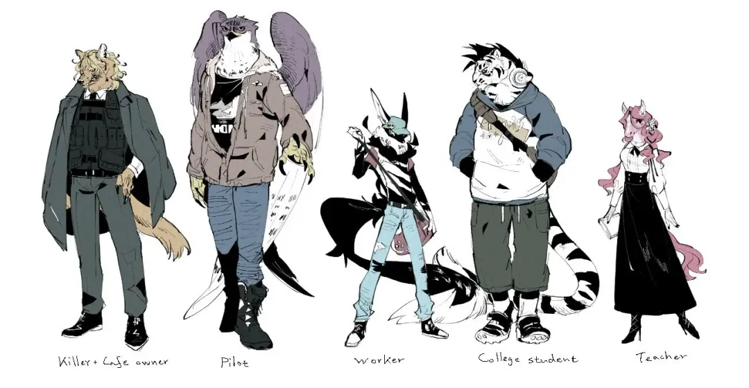 Wolf & Bear & Cafe // Fox & Tiger & Cup Noodles Fhentai - Page 97