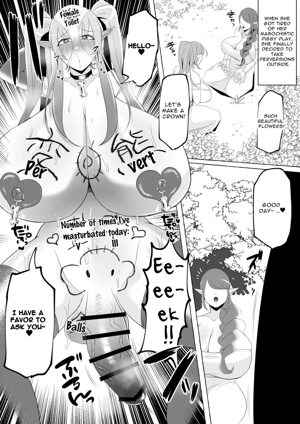 [Yukichi] Mikudashiteta Otoko Ika no Gehin Chinpo Nou ni Natte Elf Bijo-tachi ni Nakadashi Shimakutta Ageku Shasei no Tame ni Buzama Sarashite Daiji na Kuni made Horoboshichau Hanashi Fhentai - Page 28