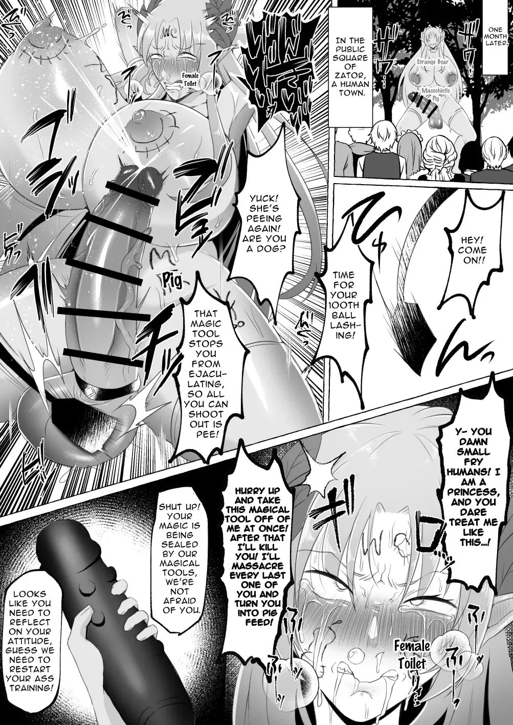 [Yukichi] Mikudashiteta Otoko Ika no Gehin Chinpo Nou ni Natte Elf Bijo-tachi ni Nakadashi Shimakutta Ageku Shasei no Tame ni Buzama Sarashite Daiji na Kuni made Horoboshichau Hanashi Fhentai - Page 32
