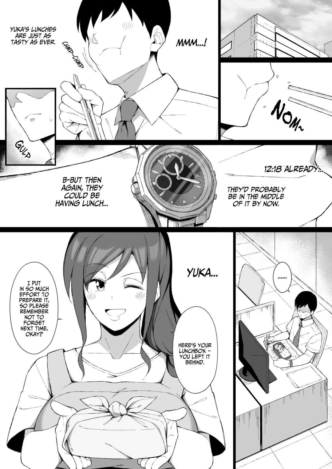 [Yukinpo Dida] Osu ni Ochiru Seiso Hitozuma + Extra | Degeneracy of a Neat Housewife for a Man Fhentai.net - Page 12