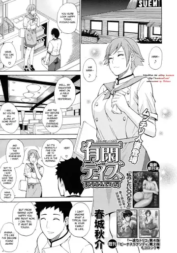 Read [Shunjou Shuusuke] Yuukan Days | Leisurely Days - Fhentai.net