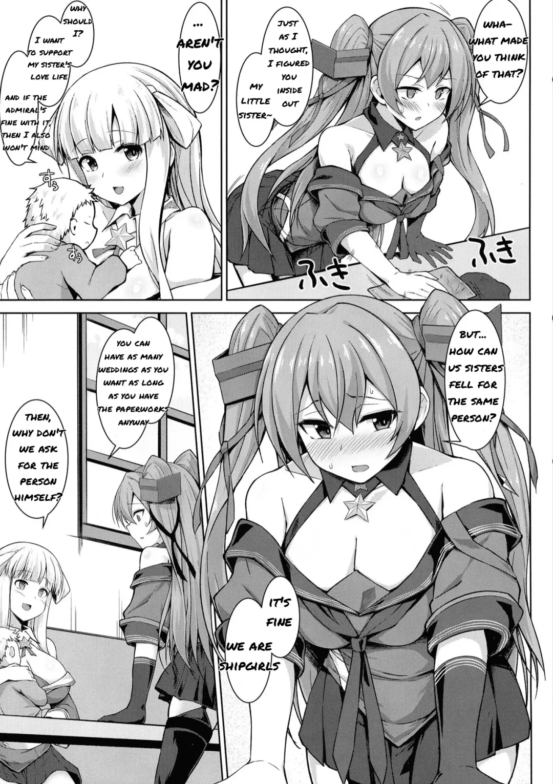 [Kotaru] Sankyuu-chuu no Fletcher ni Johnston ga Kuwawatte Futari de Aka-chan o Ninshin suru Hon Fhentai - Page 5