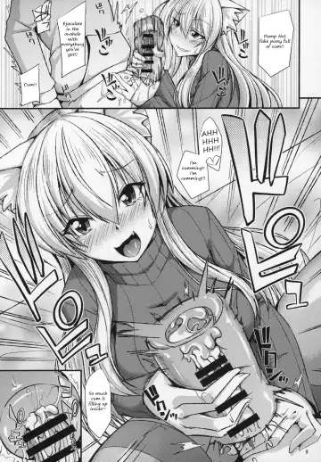 [Nokoppa] Nekomimi Onee-san to Onaho de Nyan Nyan | The cat-eared Onee-san and the Onahole Fhentai.net - Page 10