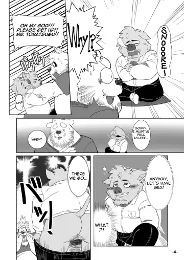 #Marugatsu Batsunichi Inoshishi Danna ga Saiminjutsu ni Ochite Shimau? | #OO/XX A Boar Owner Falls Under Hypnosis? Fhentai.net - Page 6
