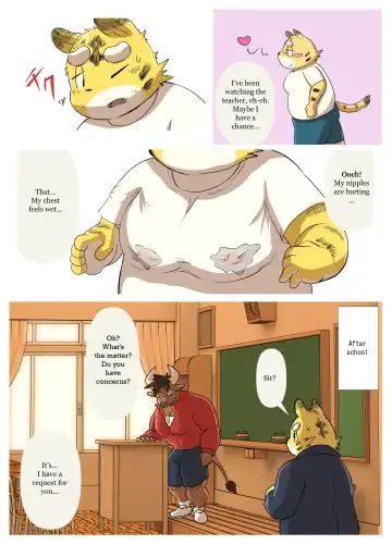 [Rusk] Muscular Bull Teacher & Chubby Tiger Student 1 Fhentai - Page 5