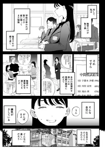 [Pandacorya] Yokkyuu Fuman Majime Joshi ga Class no Yariman Gal to Dosukebe H Shichau Hanashi. Fhentai - Page 8