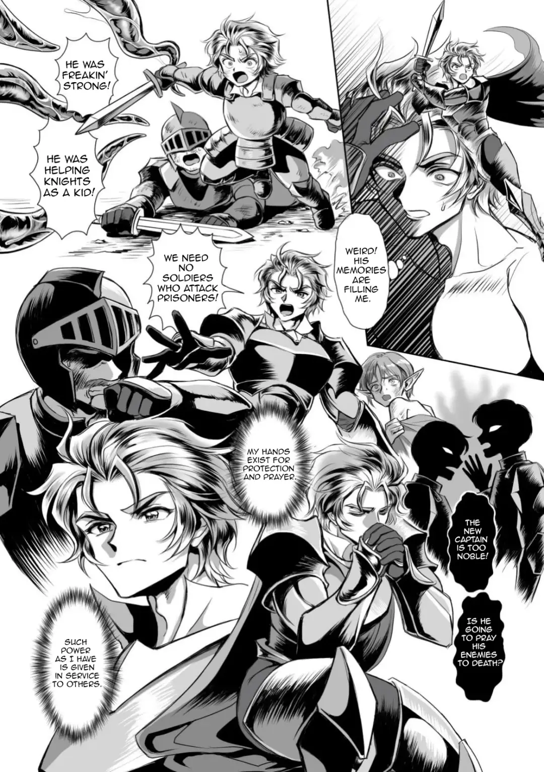 [Usuno Taro] Hyoui Kan Kishi Stallion Kimo Otoko ni Nottorare Buzama Zecchou! | Possessed Knight Stallion: Forced to Climax by a Creeper! Ch. 1 Fhentai.net - Page 9