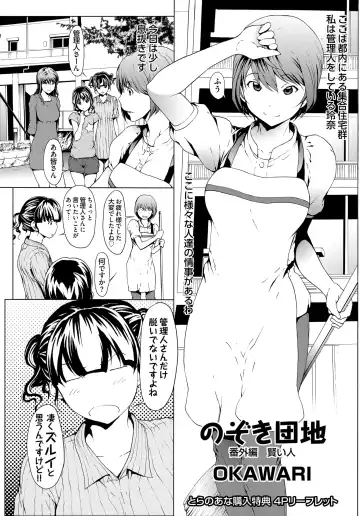 [Okawari] Inran de Seijun Toranoana Kounyu Tokuten 4P Leaflet Nozoki Danchi Bangaihen Kashikoi Hito - Fhentai