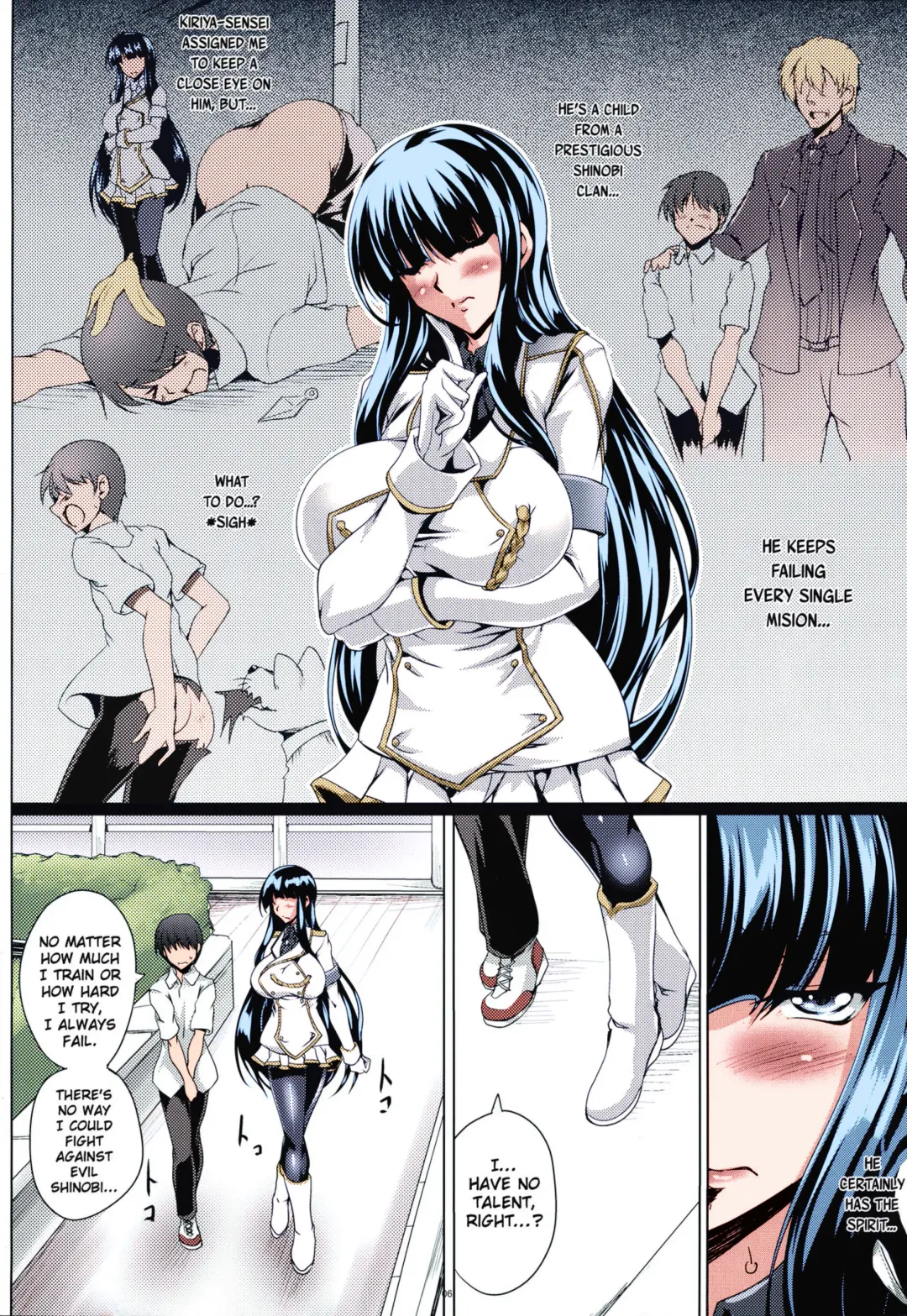 [Kanten] Jijoujibaku no Innocent | Innocent Caught in Her Own Trap Fhentai - Page 2