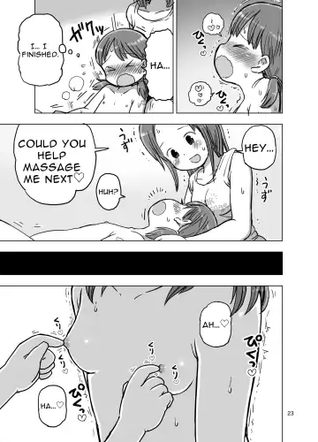 [Umekko] Massage-chuu ni Jirasarete Kossori Onanie Shichau Manga Fhentai - Page 22