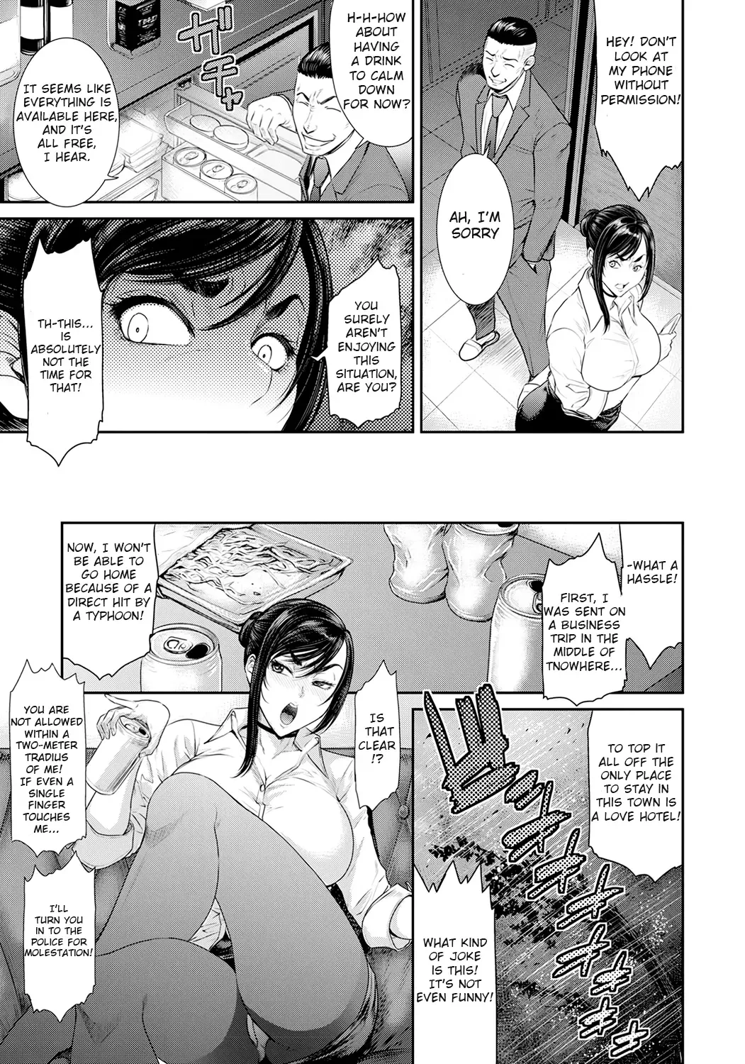 [Sunagawa Tara] Sleep Hardcore -Hitozuma Joushi wa Niku Onaho- | Married woman boss is a meat onahole Fhentai - Page 3
