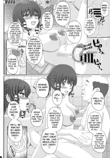 [Shiawase No Katachi] Oyako Soukan Otou-san no Aka-chan o Ofuroba de Umu made no Watashi no Ninshin Kiroku Fhentai.net - Page 15