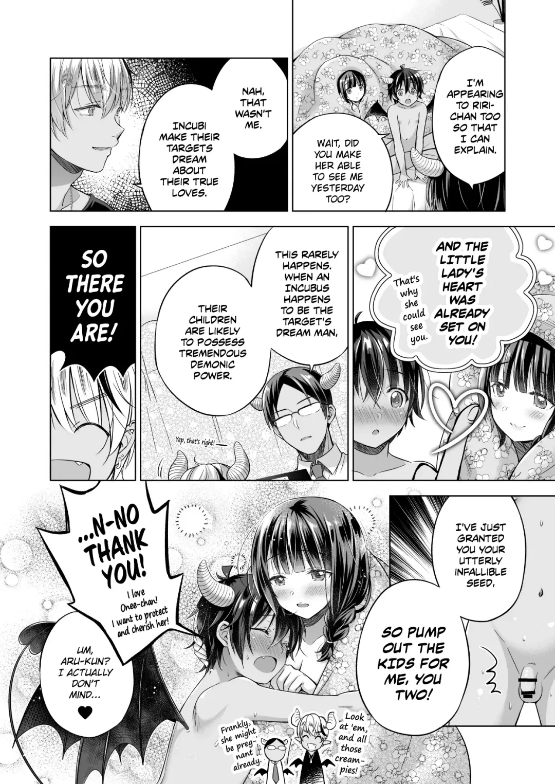 [Mitsu King] Tensei Incubus wa Tonari no Onee-chan o Haramasetai | A Reincarnated Incubus Wants to Impregnate the Girl Next Door Fhentai - Page 35
