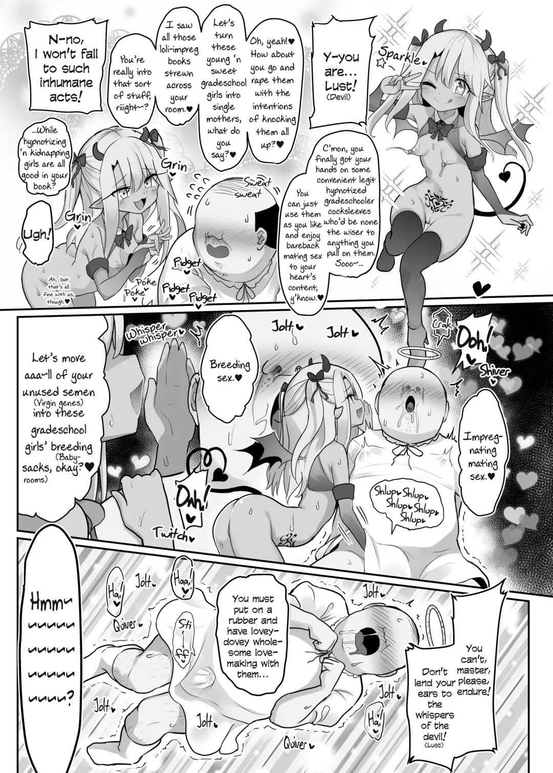 Priya-tachi ga Saiminjutsu ni Kakatta Furi wo Shite Lolicon Kimodebu Jakusha Dansei Sochin Oji-san ni Ninchi Fuyou LoveLove Tanetsuke Haramase Rape Sasete Jusei Suru Hon Fhentai.net - Page 24