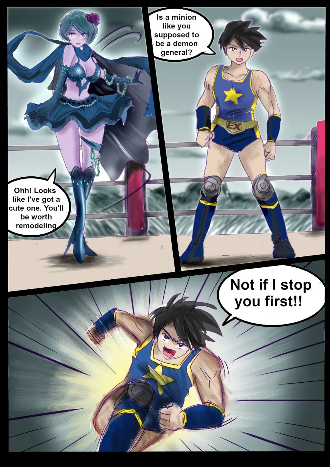 [Milda7] A Hero Turned Female Heel Fhentai.net - Page 2