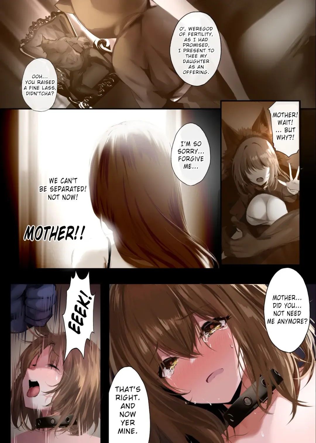 [Mafuyu] Otogi Yobanashi -Toraware no Akazukin- | Fairy Tales -Enslaved Red Hood- Fhentai - Page 5
