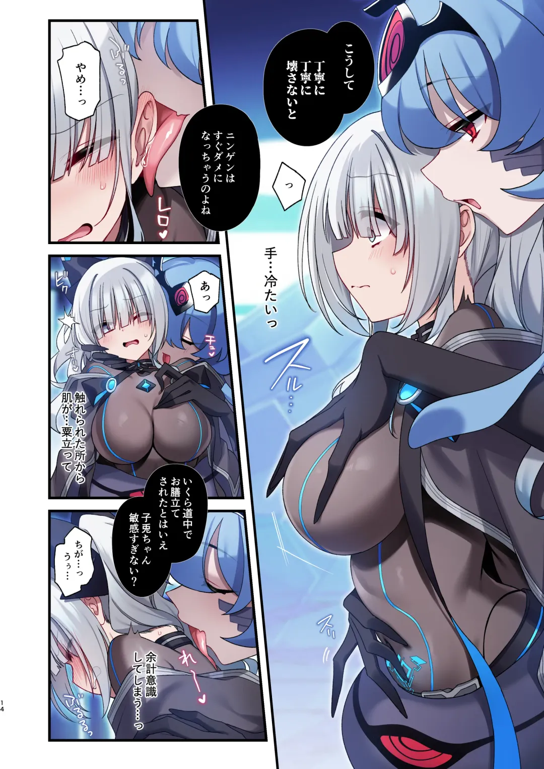 [Hoshina Meito] Dennou Shoujo wa Kasou Sekai ni Shizumi Yuku Fhentai - Page 14