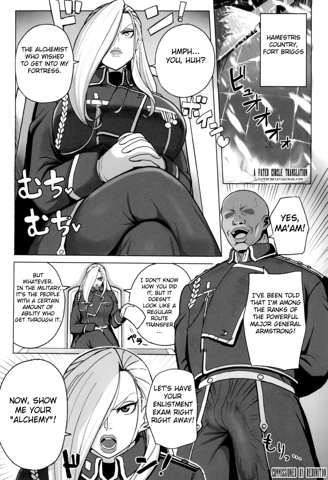Jukujo Shougun VS Saimin no Renkinjutsushi - Armstrong VS Hypnotic Alchemist Fhentai - Page 3