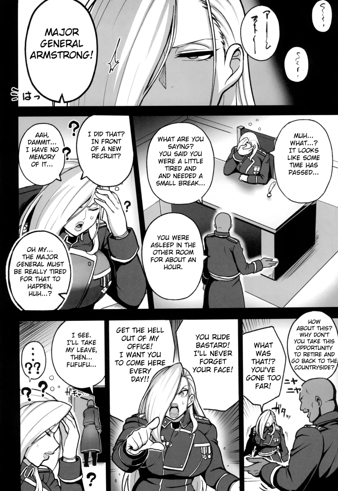 Jukujo Shougun VS Saimin no Renkinjutsushi - Armstrong VS Hypnotic Alchemist Fhentai - Page 8