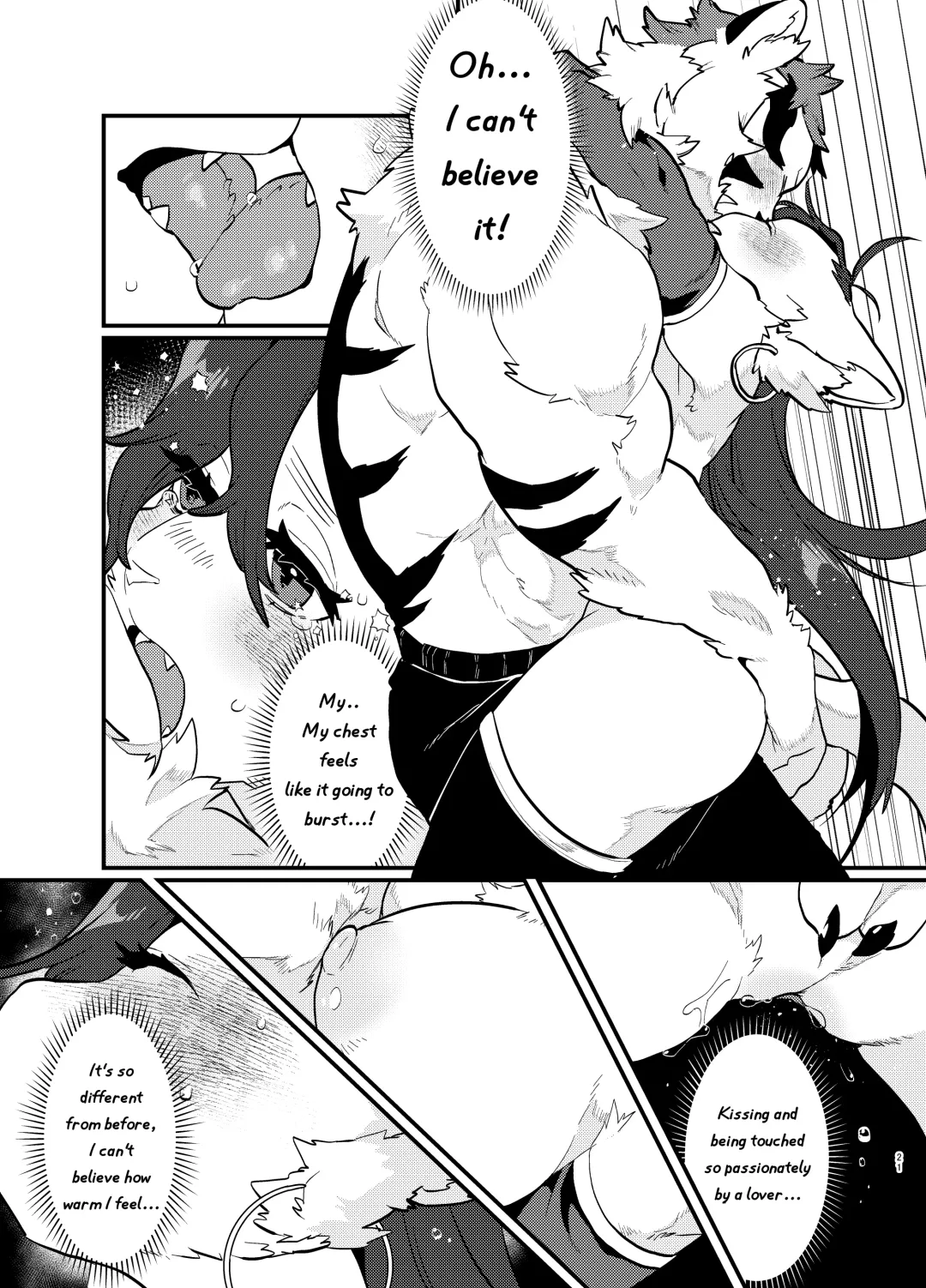 [Teko] Oshikatsu Shachiku ga Isekai Tensho TF shitara Mesukemo datta Ken | Tired Office Worker is Reincarnated In Another World TF and then Became A Female Kemono Fhentai - Page 22