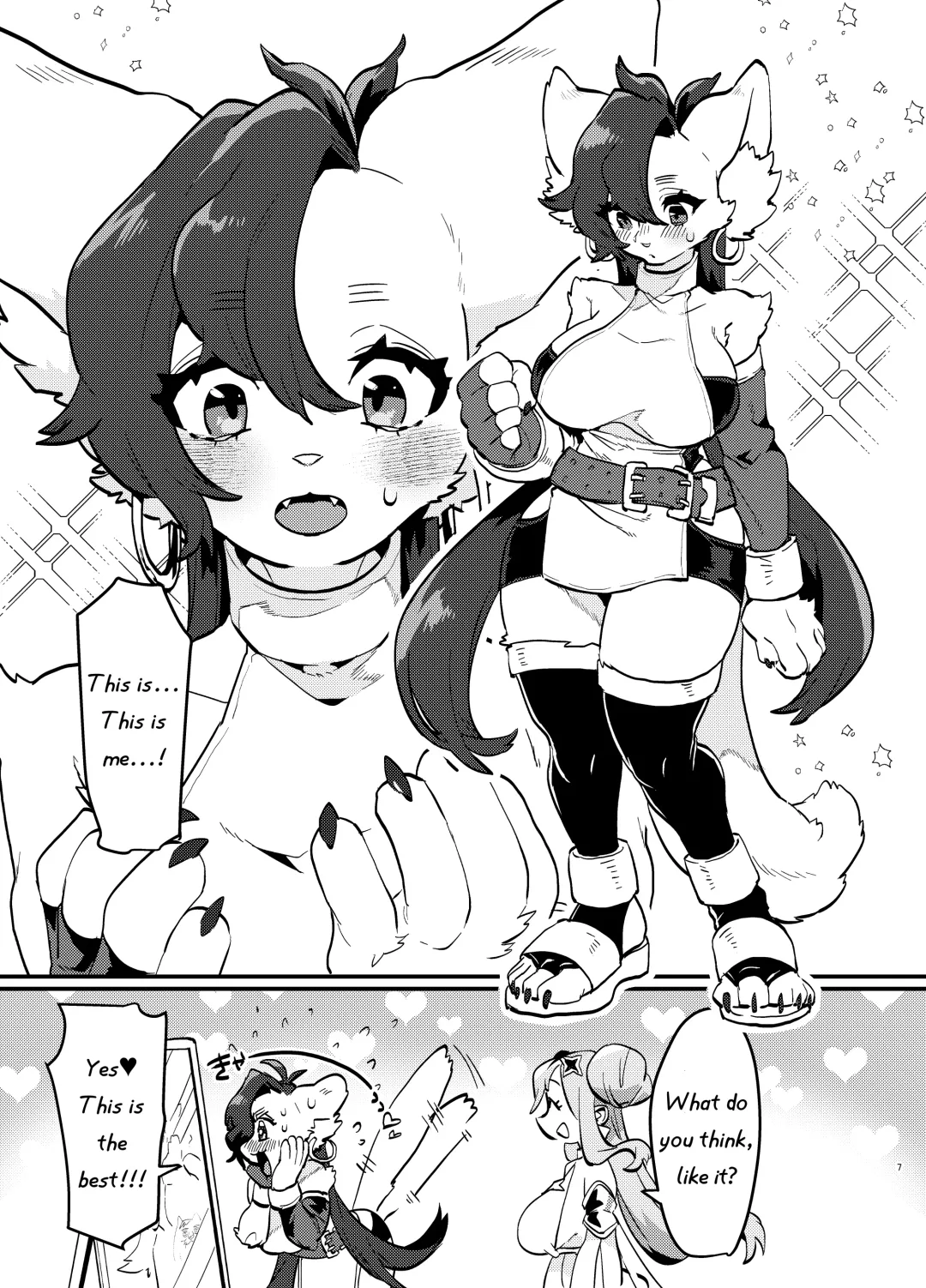 [Teko] Oshikatsu Shachiku ga Isekai Tensho TF shitara Mesukemo datta Ken | Tired Office Worker is Reincarnated In Another World TF and then Became A Female Kemono Fhentai - Page 8