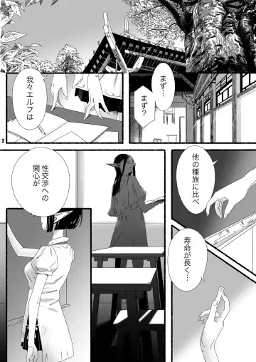 Elf-chan no Shusseiritsu Teika ni Okeru Kousatsu to sono Kaiketsusaku no Jissen Fhentai.net - Page 2