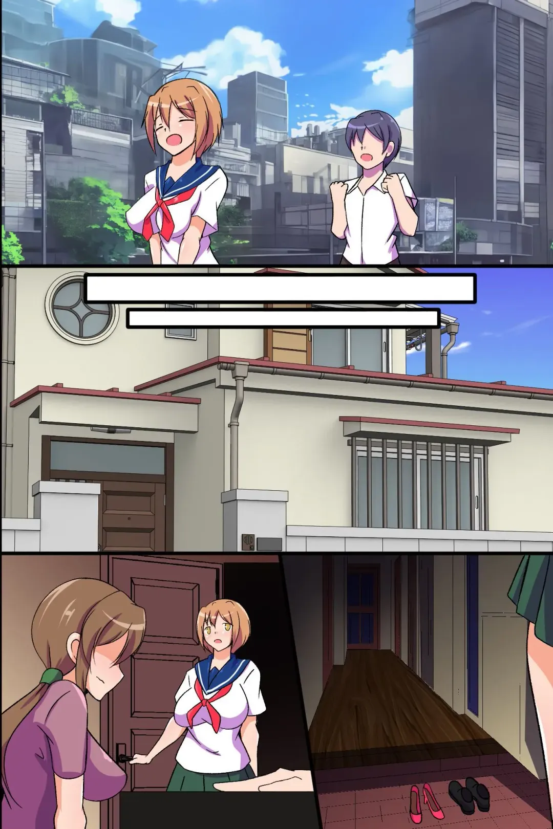 [Aimo] Onnanoko-tachi ga Shouhin to shite Atsukawareru Sekai 2 ~Mae mo Ushiro mo Shitsukerare Shukka sarete iku Kanojo-tachi~ Fhentai - Page 46