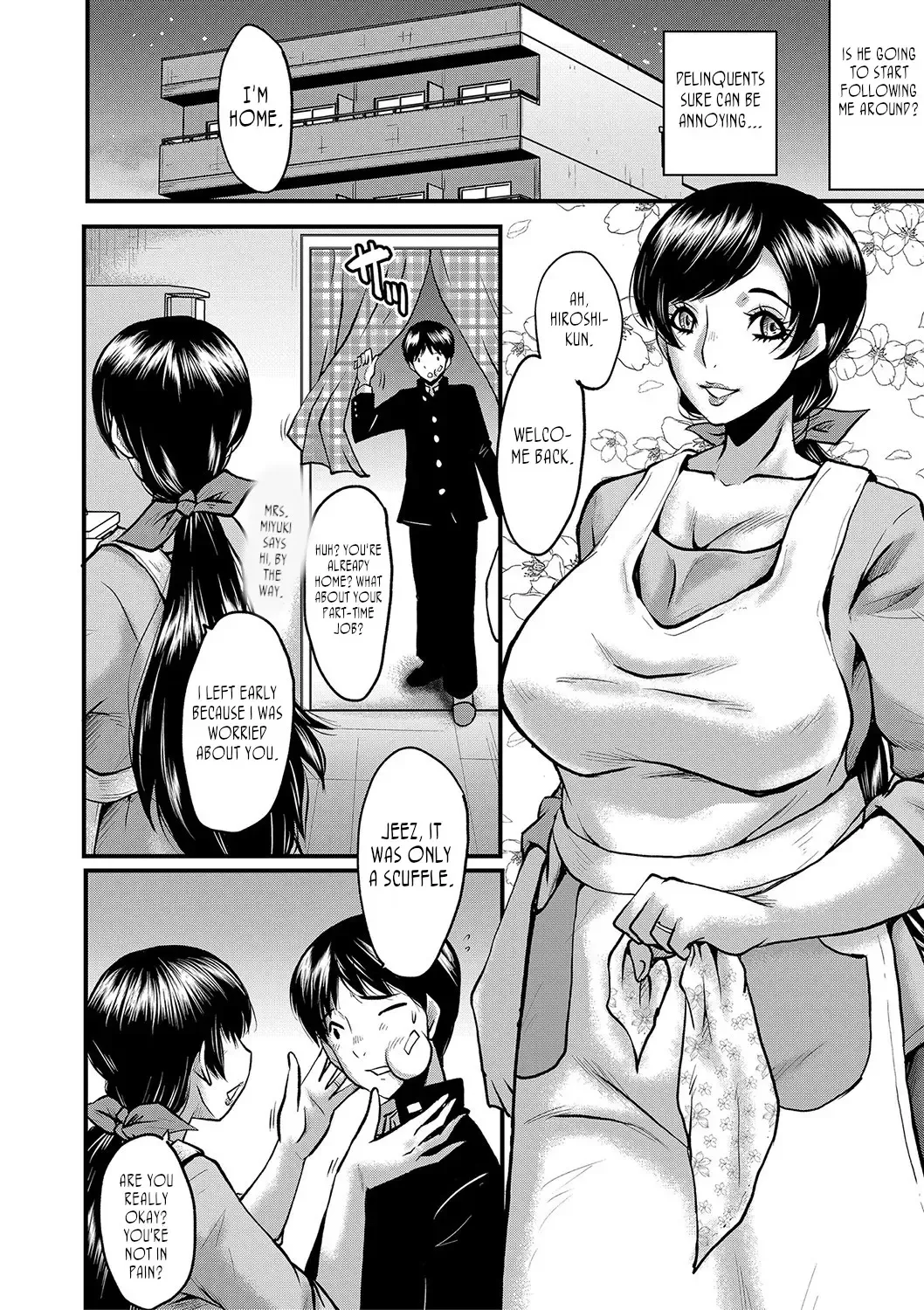 [Sink] Tomodachi, Osananajimi mo Kaa-san mo Netorareru | My friend stole away both my childhood friend and my mother Fhentai - Page 8