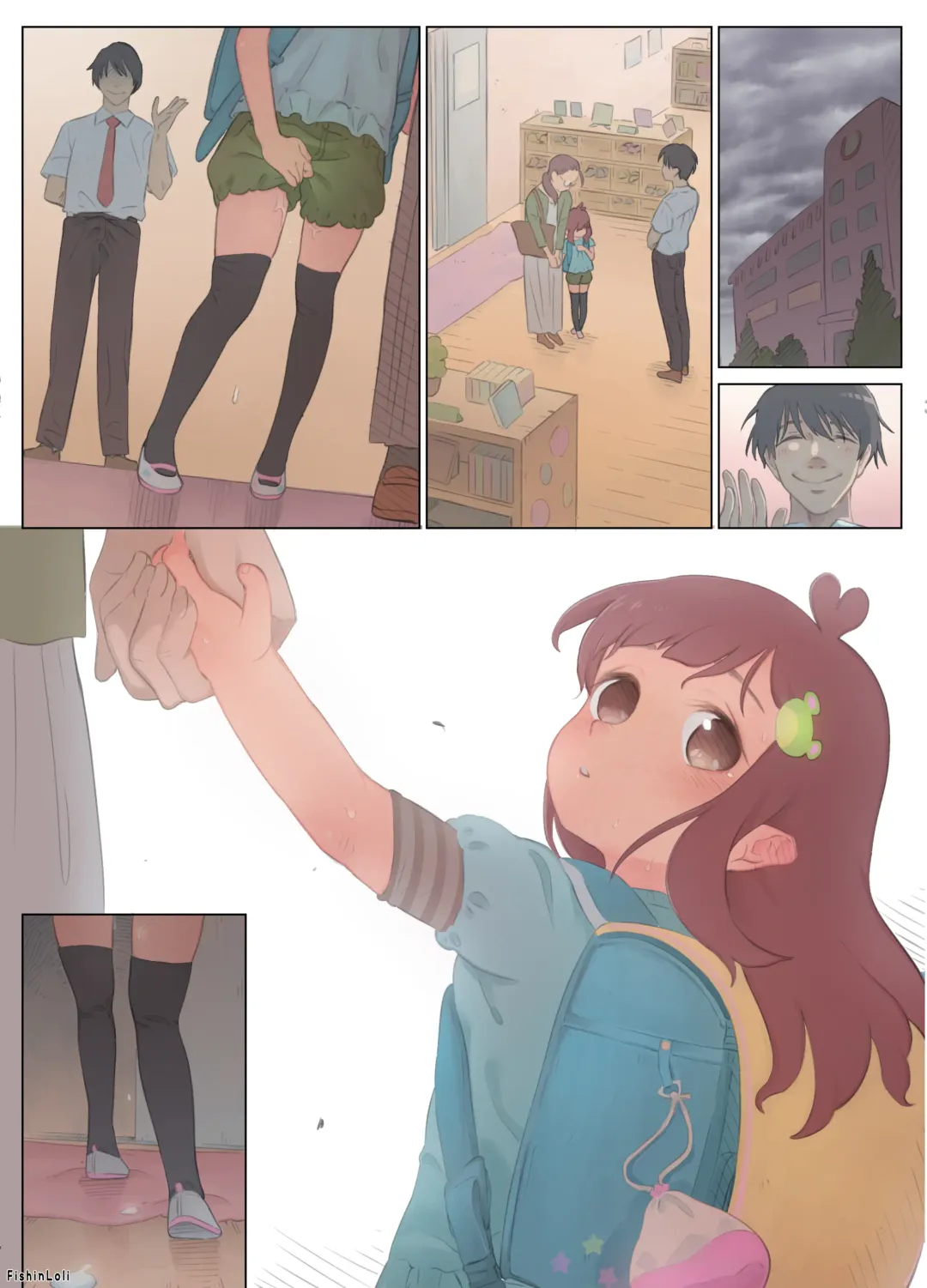 [Fishinloli] Gekimoe ~Junjou Yua-chan ga Do-S Sensei to Kindan no Koi! Akai ○○ de Musubare Kyousei Mesuana Kaihatsu. Muriyari Naisho Nakadashi Kimerarechatta Hanashi~ | Innocent Girl Yua-chan - forbidden love affair with sadistic teacher.... Fhentai - Page 20