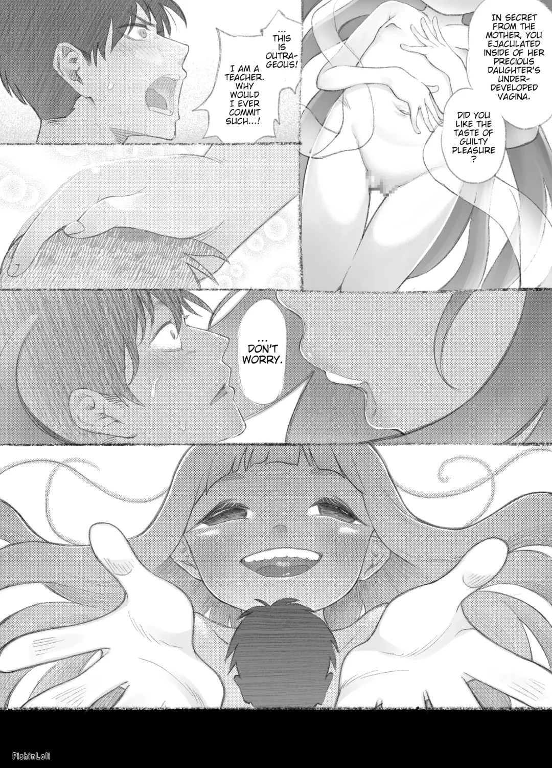 [Fishinloli] Gekimoe ~Junjou Yua-chan ga Do-S Sensei to Kindan no Koi! Akai ○○ de Musubare Kyousei Mesuana Kaihatsu. Muriyari Naisho Nakadashi Kimerarechatta Hanashi~ | Innocent Girl Yua-chan - forbidden love affair with sadistic teacher.... Fhentai - Page 34