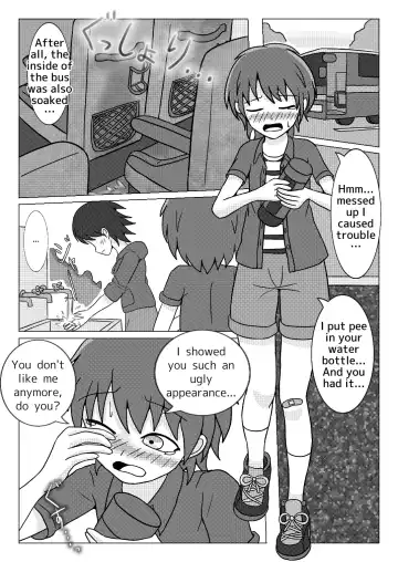 [Naganine] Shuugakuryokou no Bus no Naka de -Suitou to Bansoukou- | In the school trip bus -Water bottle and band-aid- Fhentai.net - Page 47