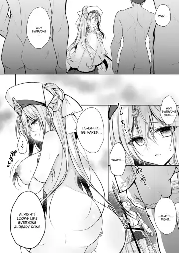 [Nanaca Mai] Isekai Rinkan ~Sennou Sareta Seijo wa Nikubenki ni Job Change shite Shiawase desu~ | Isekai Gangrape ~brainwashed saint is happy to change her job to become a meat toilet~ Fhentai.net - Page 9