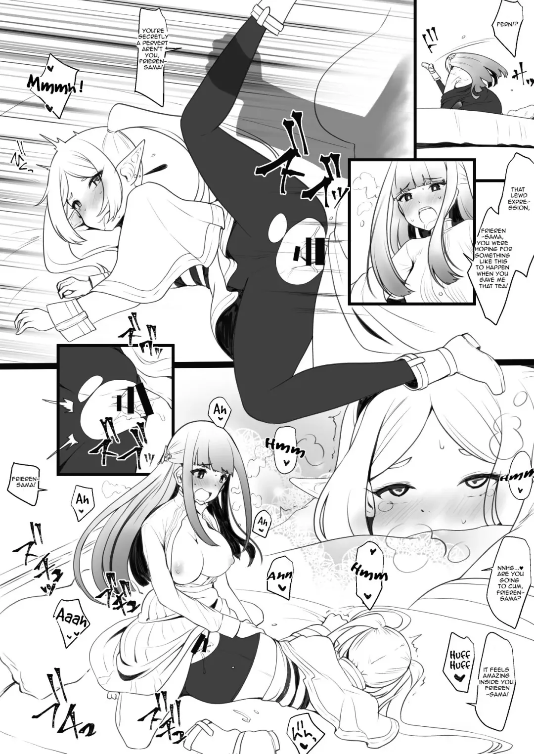 [Takaoka Nanase] Hen na Ocha Nonde Futanari ni Natta Fern x Frieren | Fern x Frieren, Turning Into A Futanari After Drinking A Strange Tea Fhentai.net - Page 4