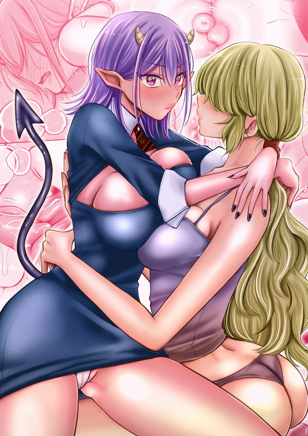 [Yusuri] Yuri de Succubus! 2 ~Koi suru Inma, Ningen to no Koi o Jouju saseru!?~ Fhentai.net - Page 58