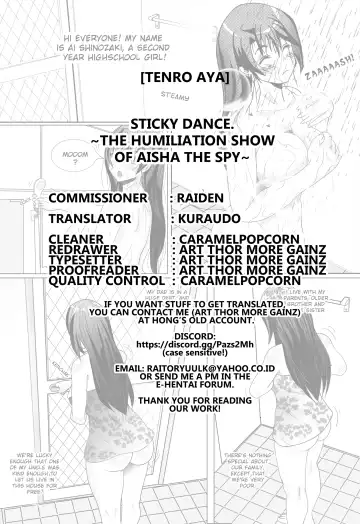 [Tenro Aya] Sticky Dance ~Mittei Aisha Chijoku no Slime Show~ | Sticky Dance. ~The Humiliation Show of Aisha the Spy~ Fhentai - Page 21